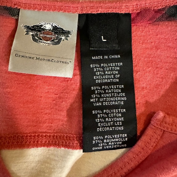 Ladies Harley Davidson long sleeve tee shirt. - Picture 5 of 8